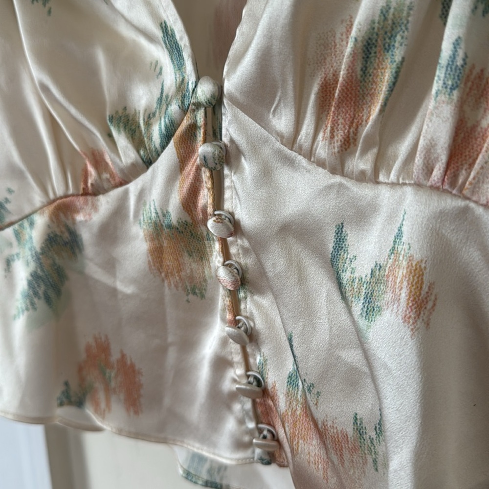 LoveShackFancy silk blouse - Picture 7 of 12